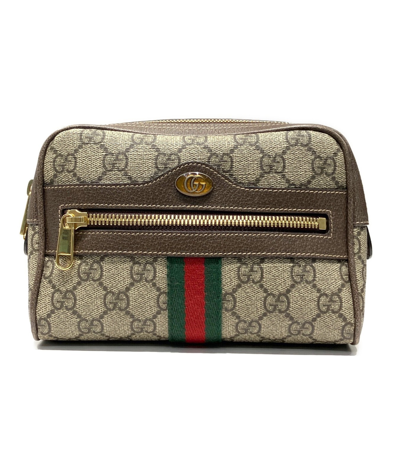 GUCCI Off-Di Small Waist Bag Brown GG Canvas Italy Model 517076 SN2587 thumbnail 17