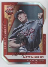 2021 Panini Elite Extra Edition Prime Numbers A Die-Cut /105 Matt Mikulski 0q0m