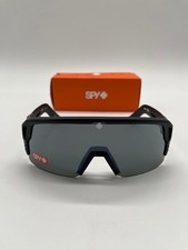 SPY Optic Monolith Sunglasses Men  s Black Shield Gray Happy Lens Sport