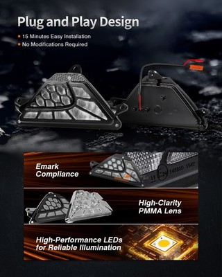 LED Turn Signal Light Lamp For KAWASAKI NINJA 250/300/400/650/1000