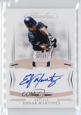 2022 Panini Flawless Flawless Signatures /25 Edgar Martinez #FS-ED Auto HOF n8a
