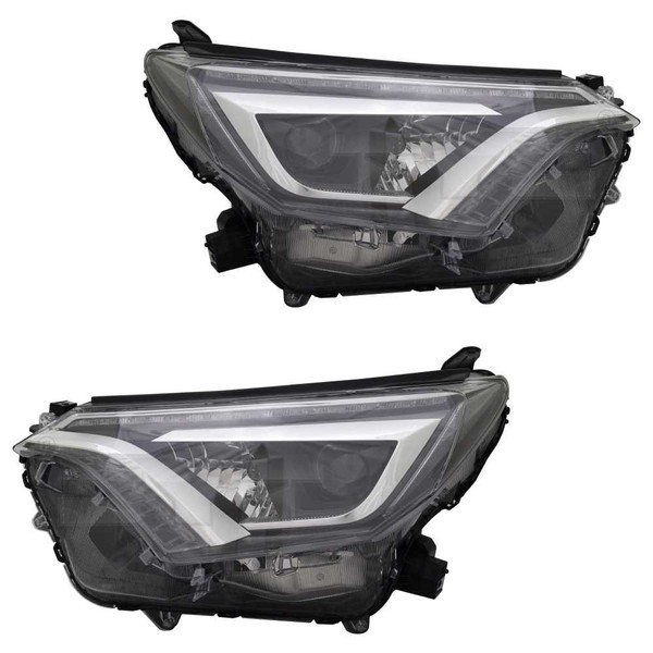 Scheinwerfer Set Links & Rechts Mit Tagfahrlicht FüR Toyota RAV 4 IV ZSA4_ ALA4_-image