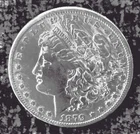 1879-P Morgan Silver $1 Dollar Coin - VF/XF Condition - 90% Silver