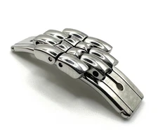 Genuine Corum Heart 21.183.20 Stainless Steel 14mm Folding Clasp For Bracelet