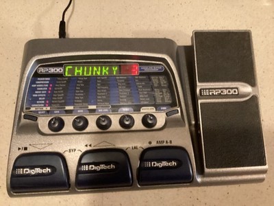 DIGITECH RP300 guitar multi effects foot pedel with a/c adapter