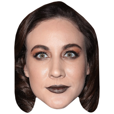 Laura-Elise Barrett (Make Up) Großer Kopf. Größer als das Leben Maske.