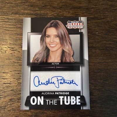 AUDRINA PATRIDGE 2015 Americana ON THE TUBE Signatures #MS-AP Autograph SP AUTO