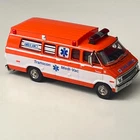 Brekina 1/87 HO 1975 Dodge B200 Ambulance Transcon 18305