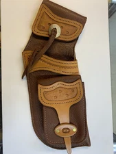 SIDE QUIVER-GENUINE LEATHER - Custom By PETTY Brookfield Maryland “R”- BEAUTIFUL