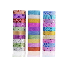 30 Rolls Masking Tape Set,Decorative Craft Tape Collection for DIY and Gift