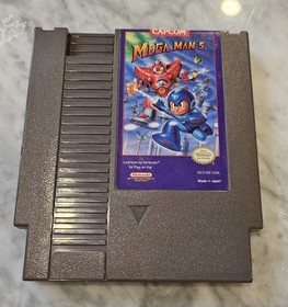 Mega Man 5 NES - CIB Authentic + Tested - CAPCOM