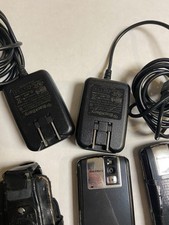 BlackBerry Cell Phones  Accessories Lot with Chargers and Cases
