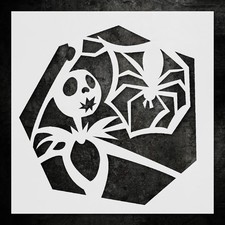 Halloween Skull Pumpkin Stencil for Spooky DIY Crafts - StencilAir