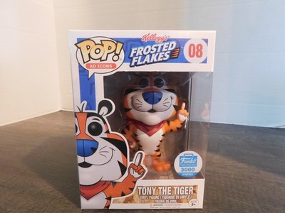 FUNKO Tony the Tiger #08 Frosted Flakes Ad Icon Pop Exclusive W/protector