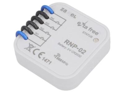 RNP-02 Wireless Transmitter EXTA FREE IP20 3VDC Can Mount -10-55°C TAMEL
