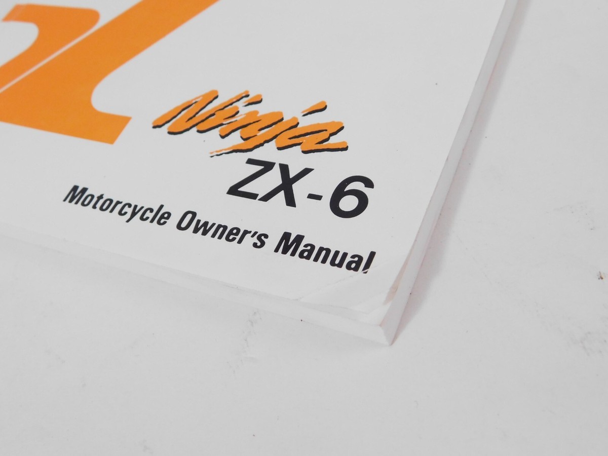 1 NEW 1998 Kawasaki Ninja ZX-6 ZX600-E6 Owners Manual Book OEM