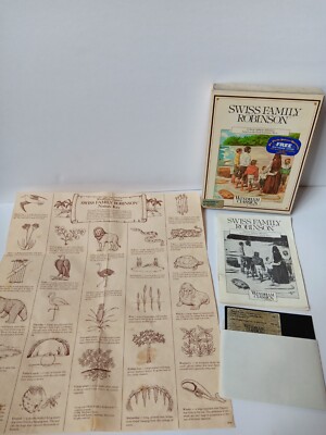 Commodore 64 Swiss Family Robinson Windham Classics Computer Game Tested/Works