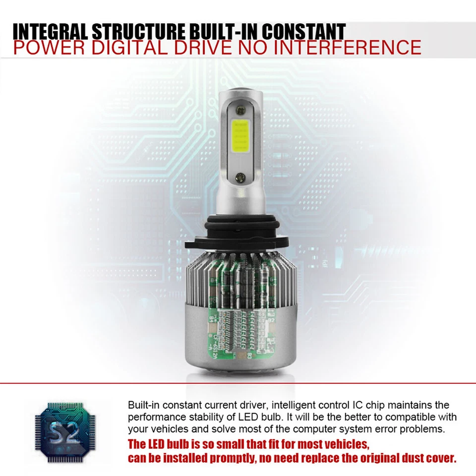 Para Ford Five Hundred 2005 2006 2007 - Actualización Faro LED haz alto-bajo + luz antiniebla Foto 3 de 4