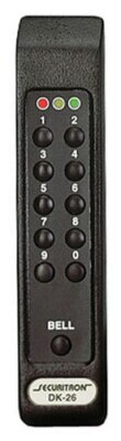 Securitron DK26BK SEC DK-26BK 59 CODE BLACK NARROW DIGITALENTRY SYSTEM