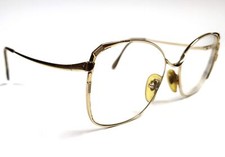 Vintage L'amy ALF Montures De Lunettes En Plaqué Or - 53 17 130