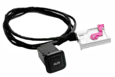 Für Audi Radio Navi RNS-E Original Kufatec AUX IN Klinke Nachrüst-SET Interface