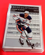 2023-24 UD SERIES 1 STAT BOX FILLERS COMPLETE INSERT HOCKEY CARD SET  1-25 MINT