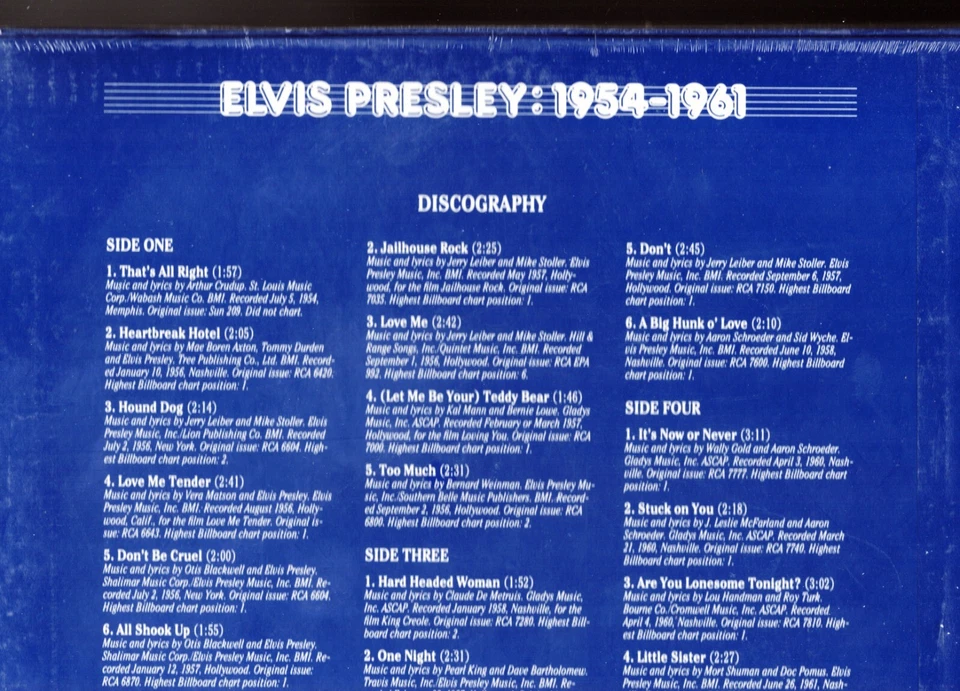 Elvis Presley - 1954-1961 2 LP Time-Life Box Set - Image 3 of 4