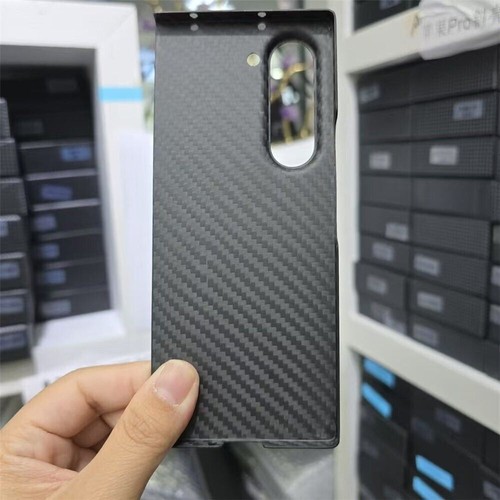 Coque fine en fibre de carbone véritable pour Samsung Galaxy Z Fold6 coque forgée irrégulière - Photo 16 sur 26