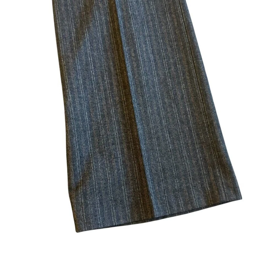 Ted Baker London Wide Leg Slacks Dress Pants Brown Pinstripe Size 32 L Women's - Image 3 of 4