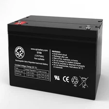 Golden Technologies Golden Patriot 4-Wheel GR575 12V 75Ah Replacement Battery
