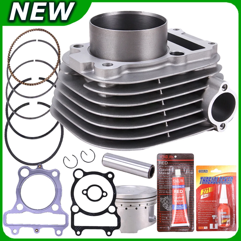For Yamaha Timberwolf 250 Cylinder Piston Gasket & Top End Rebuild Kit 1992-2000 - Image 3 of 4