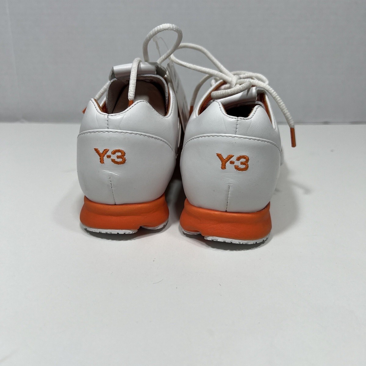 Vintage New Adidas Y-3 Yohji Yamamoto Track & Field Sneakers Size 5 White Orange Vintage New Adidas Y-3 Yohji Yamamoto Track & Field Sneakers  main image 3