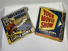 Lot 2 Vintage 8MM Castle Films Chimp The Sailor  Merry Christmas Original Boxes