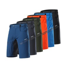 Pantaloncini ciclismo uomo larghi mtb bici pantaloncini bici tasca pantaloni corti