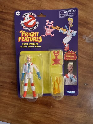 Ghostbusters Fright Features 6'' Egon Spengler Soar Throat Ghost New In Box