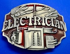 Electrician Electrical Tools Workers Tradesman Commemorative Belt Buckle