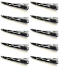 Set of 10 Black and Grey Flamingo Hair Clip / Long Beak Hair Clip Fast Shipping