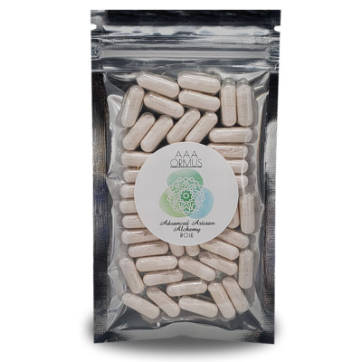 ORMUS - Rose Capsules Vegan - Monoatomic Gold Ormus - Ocean Minerals - 45 Count