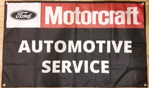 Ford Motorcraft Automotive Service Flag Garage Man Cave Mechanic