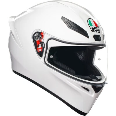 Casque De Moto XL - AGV K1 S Solide - Casque Intégral De Sport Racing - Blanc - Photo 1/4