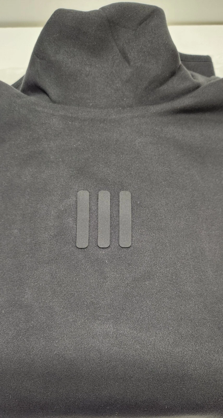 Felpa con cappuccio Adidas Fear of God Athletics Pelle scamosciata Nero Uomo Large IS5322