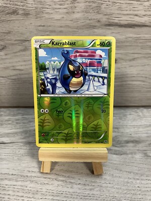 Pokemon Black & White Plasma Blast Karrablast 6/101 Reverse Holo Karte TCG