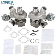 Left +Right Turbo Turbocharger For Ford F150 F-150 V6 3.5L Ecoboost 2013-15 2016