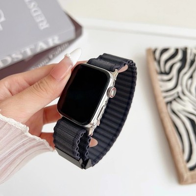 Nylon Ocean Band for Apple Watch Ultra 2/1 49mm 10 42/46mm Sports Men Strap