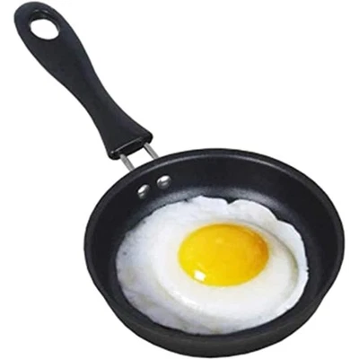 Mini Eierpfanne 12cm Mini Eierpfanne mit Griff Hitzebeständig Antihaft Tragba... - Bild 1 von 4