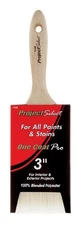 Linzer 1140-3 Project Select Polyester Paint & Stain Brush 3 in. (Pack of 12)