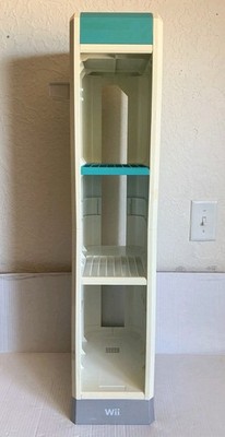 Wii Storage Tower Stand Holds Console Controllers Games Plastic LevelUp