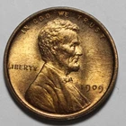 1909 VDB Lincoln Wheat Cent RED UNC MS FG340