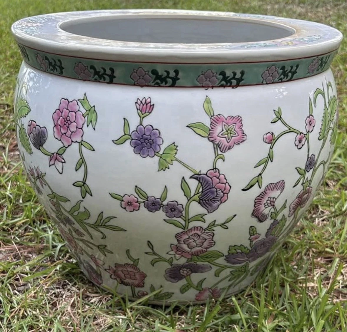 中国花盆古董陶瓷花盆| eBay
