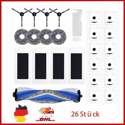 Für Ecovacs Deebot T30C PRO GEN2/T30C Pro Omni Seitenbürsten Wischtücher Filter